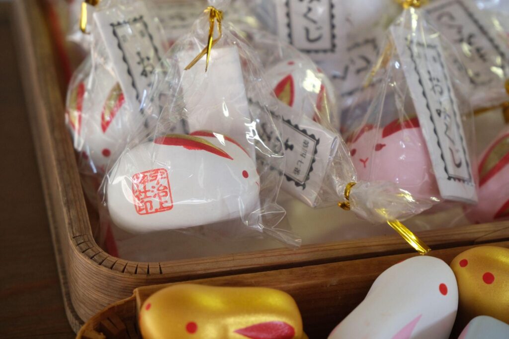 Tray of rabbit fortunes