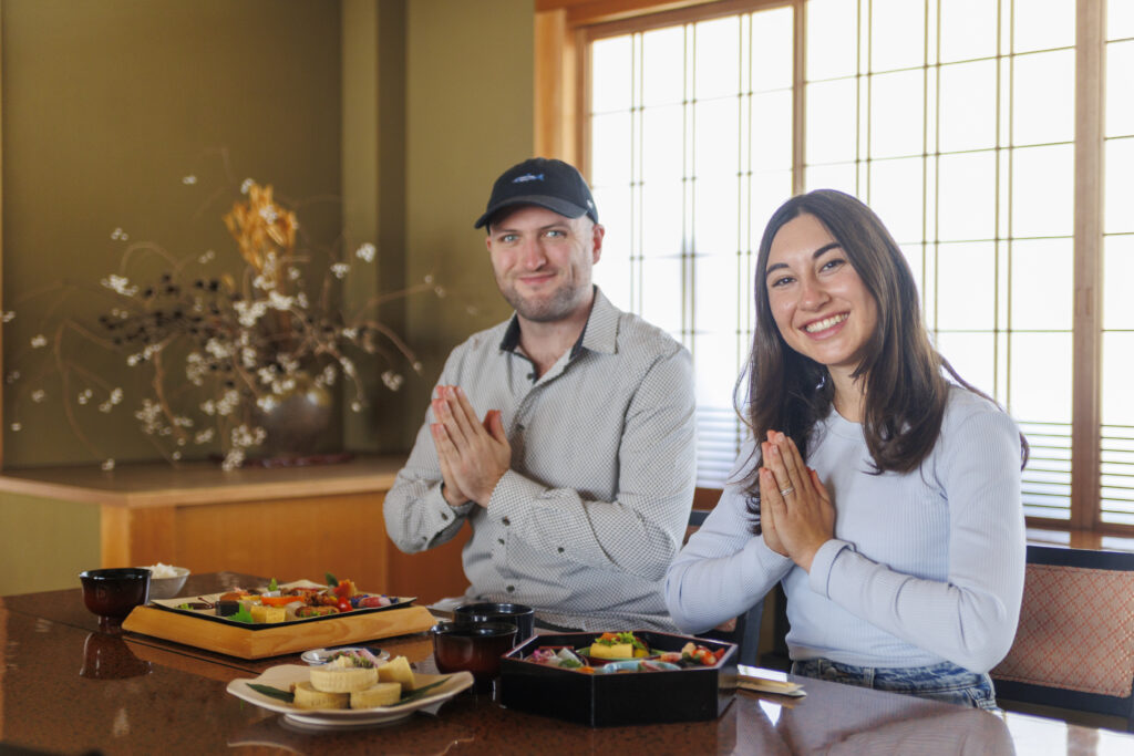 Japanese cuisine at Uosu restaurant