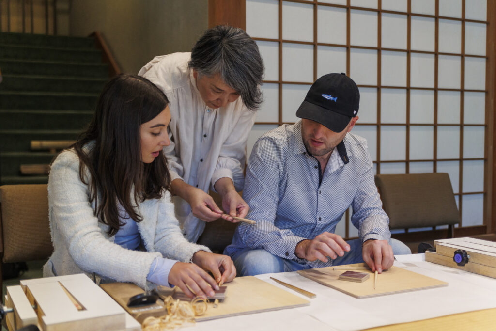 Bamboo chopstick workshop