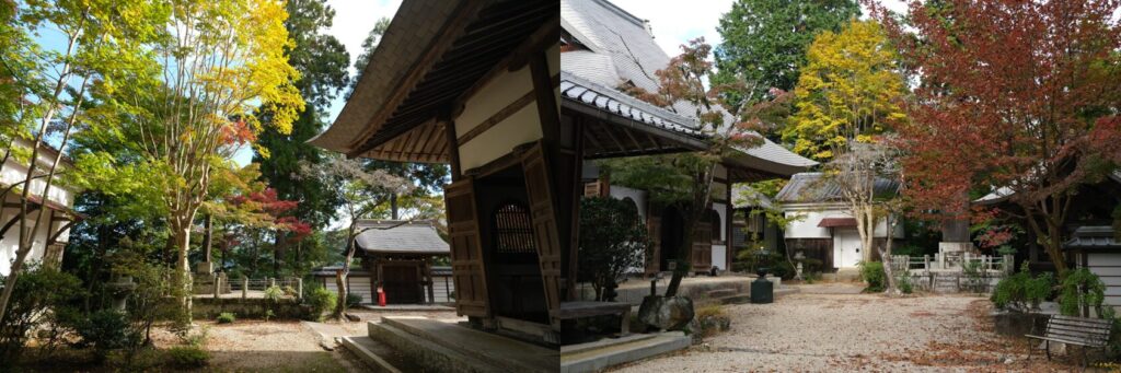 Shohoji Temple grounds with fall colors